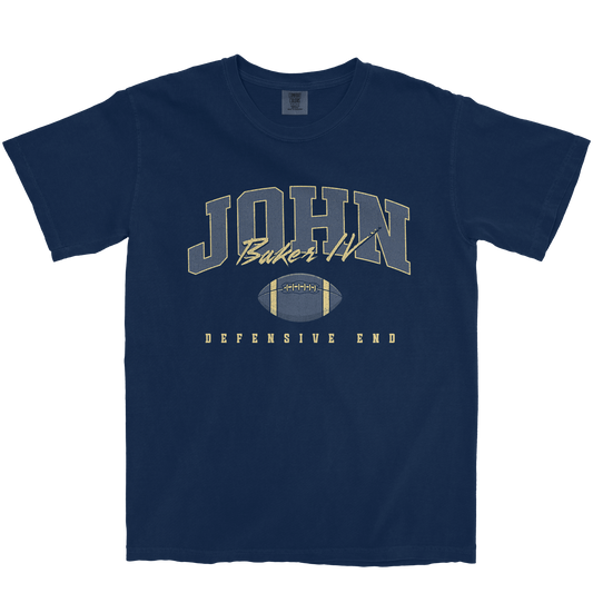 JOHN BAKER IV CLASSIC NAVY TEE