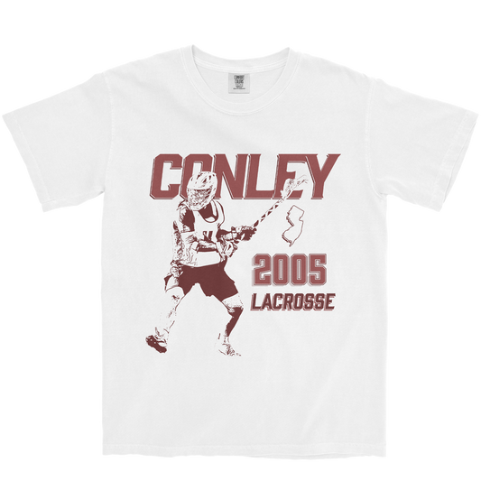 TJ CONLEY "2005" WHITE TEE