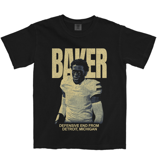 JOHN BAKER IV VINTAGE BLACK TEE