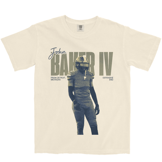 JOHN BAKER IV VINTAGE IVORY TEE
