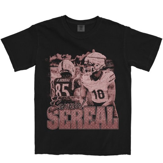 SAMUEL SEREAL GRAPHIC BLACK TEE