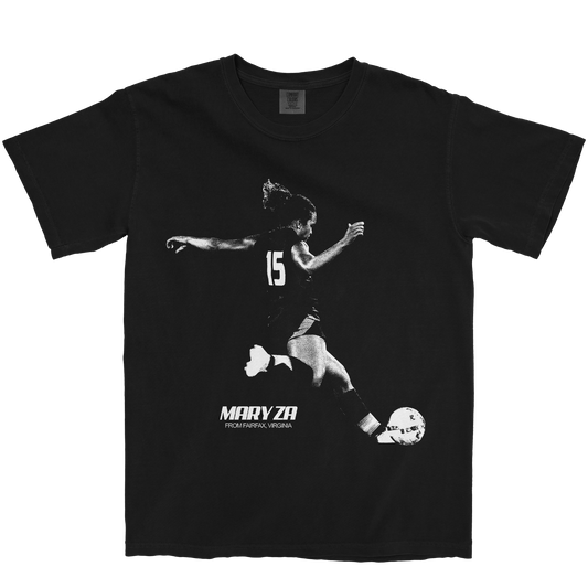 MARY ZA #15 BLACK TEE