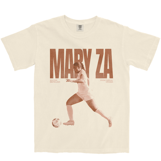 MARY ZA VINTAGE IVORY TEE
