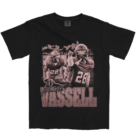 JELANI VASSELL GRAPHIC BLACK TEE