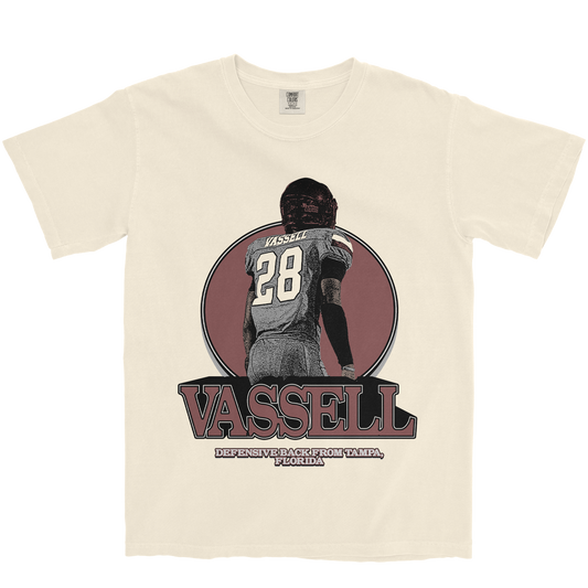 JELANI VASSELL RETRO IVORY TEE