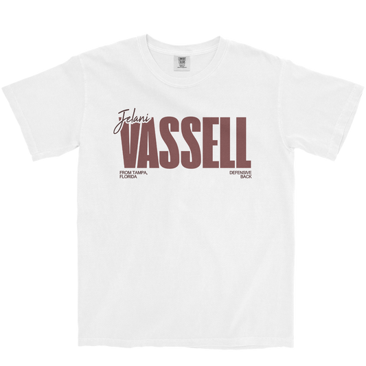 JELANI VASSELL CLASSIC WHITE TEE