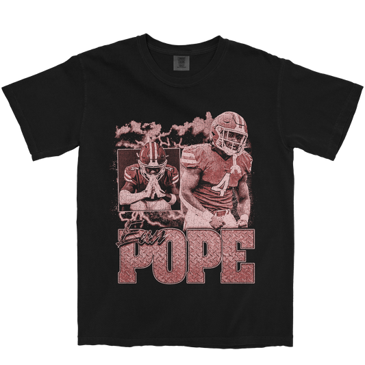 EAN POPE GRAPHIC BLACK TEE