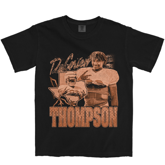 DACORIEN THOMPSON GRAPHIC BLACK TEE