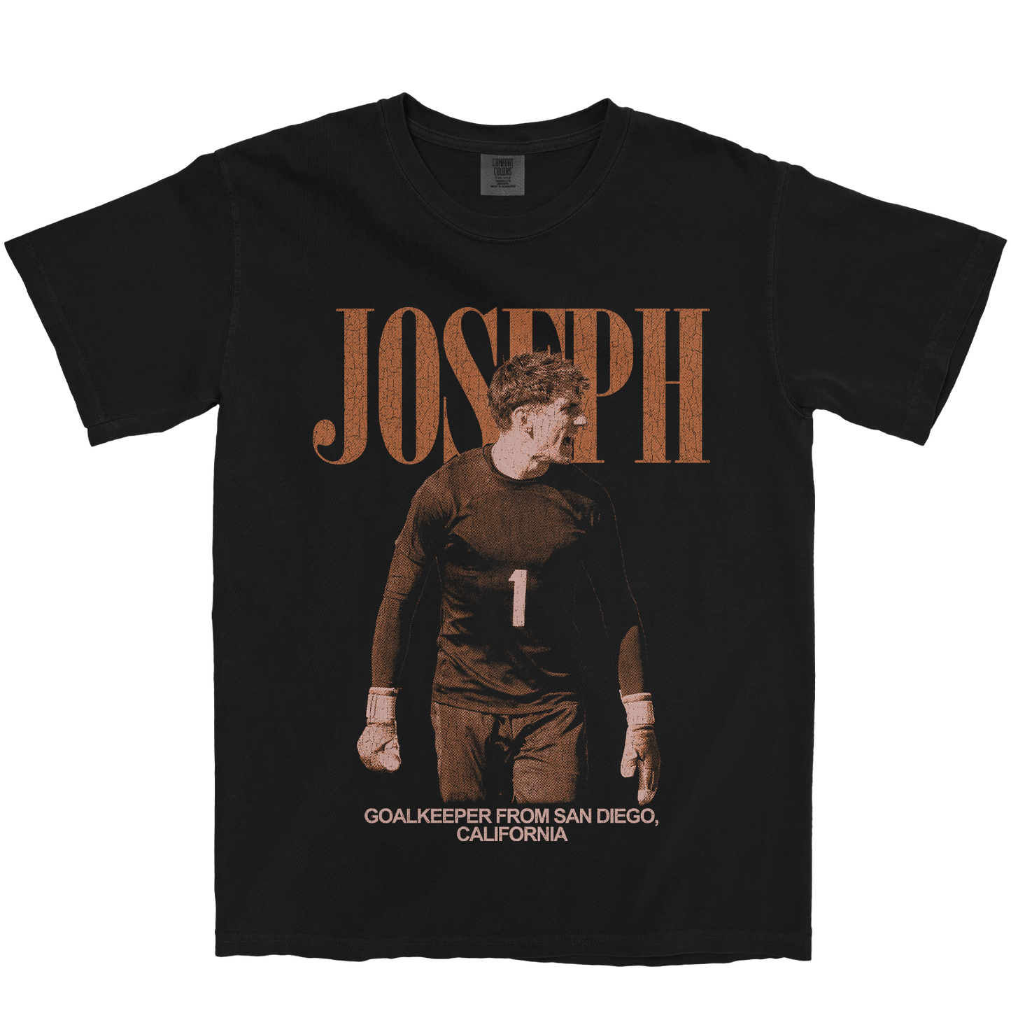 SAM JOSEPH VINTAGE BLACK TEE