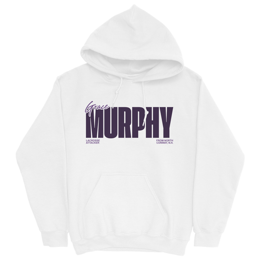 GRACE MURPHY CLASSIC WHITE HOODIE