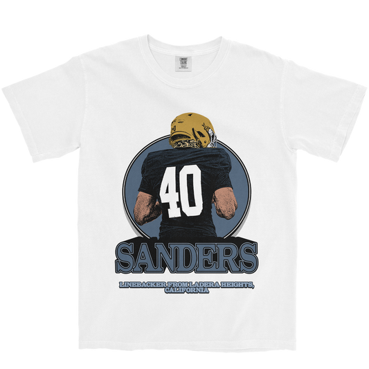 ISAIAH SANDERS RETRO WHITE TEE