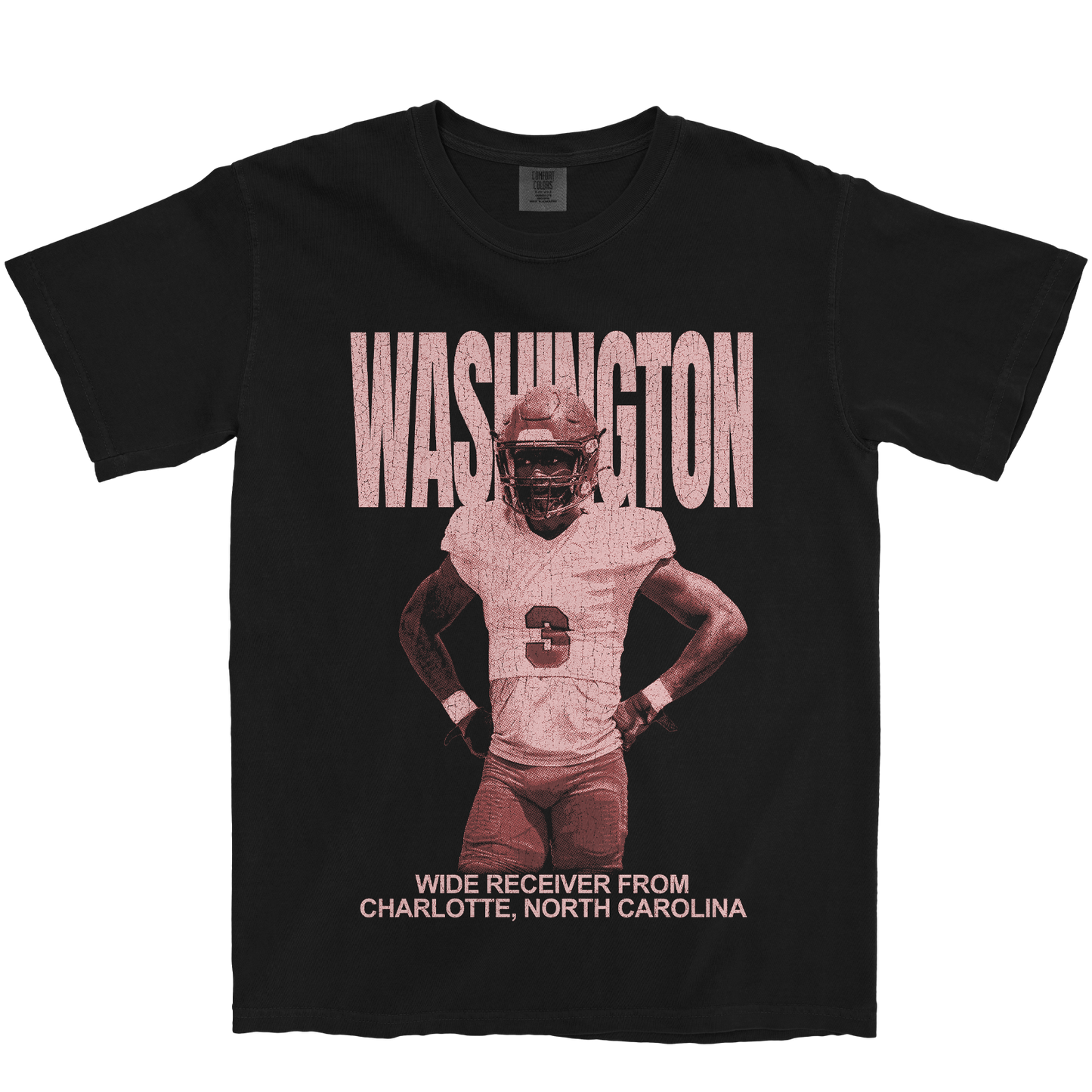KALEB WASHINGTON VINTAGE BLACK TEE