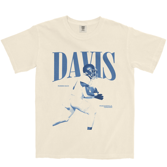 BROOKLEN DAVIS VINTAGE IVORY TEE