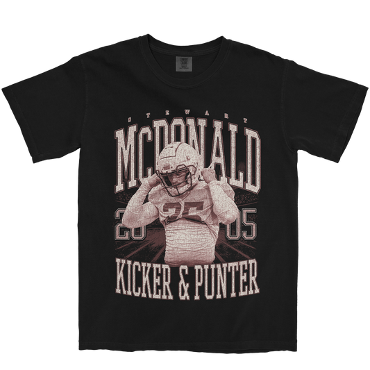 STEWART MCDONALD VINTAGE BLACK TEE