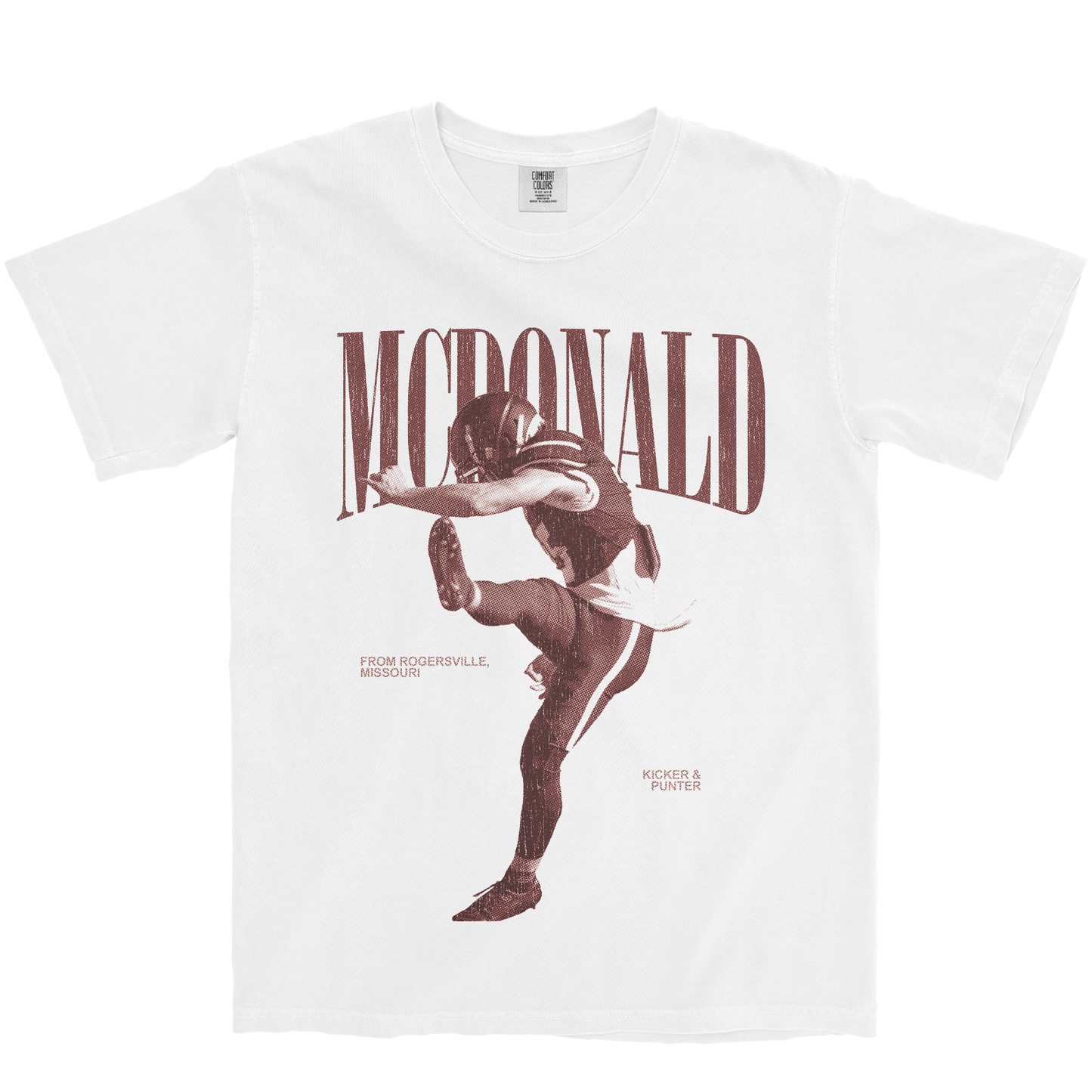 STEWART MCDONALD VINTAGE WHITE TEE