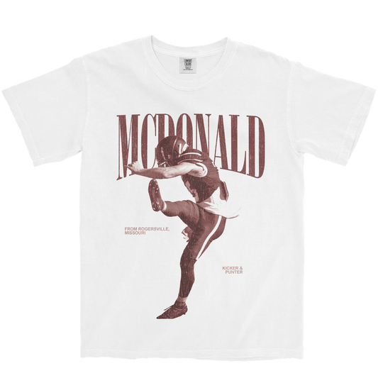 STEWART MCDONALD VINTAGE WHITE TEE