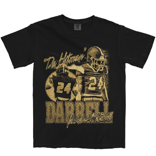 DARRELL JACKSON-MITCHELL GRAPHIC BLACK TEE