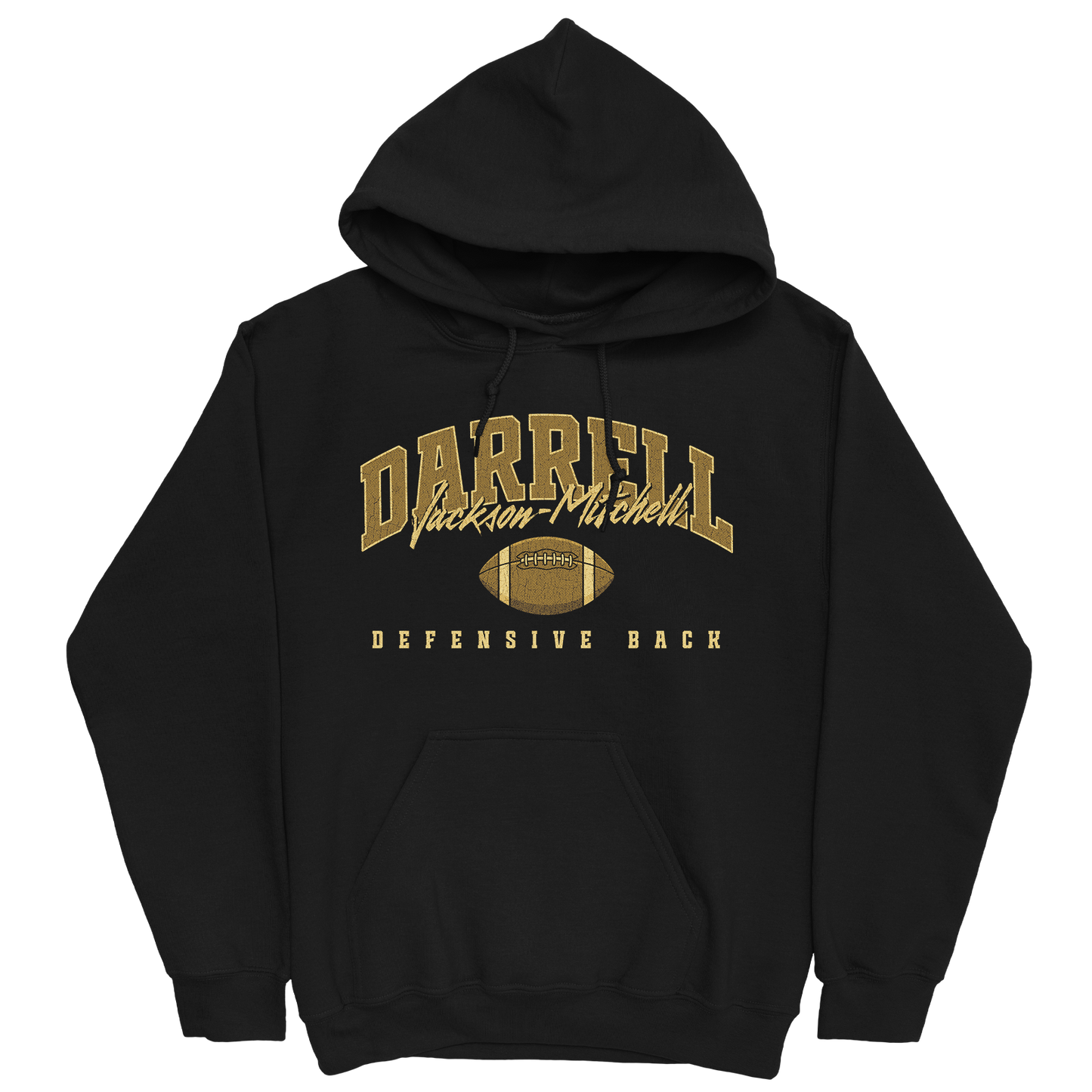 DARRELL JACKSON-MITCHELL FOOTBALL BLACK HOODIE