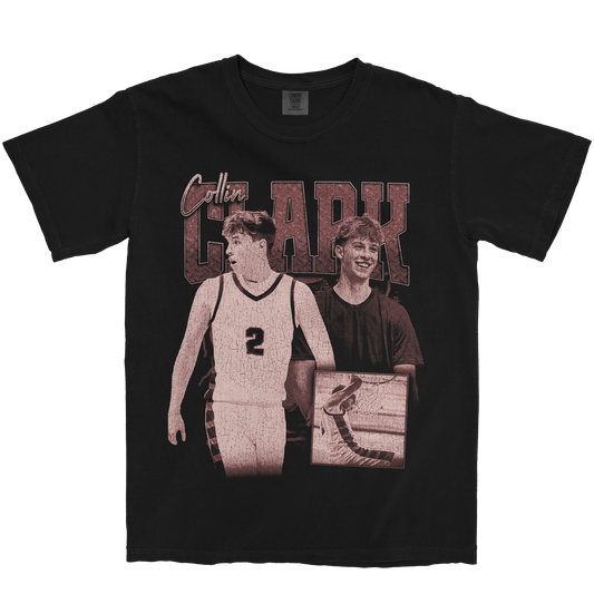 COLLIN CLARK GRAPHIC BLACK TEE