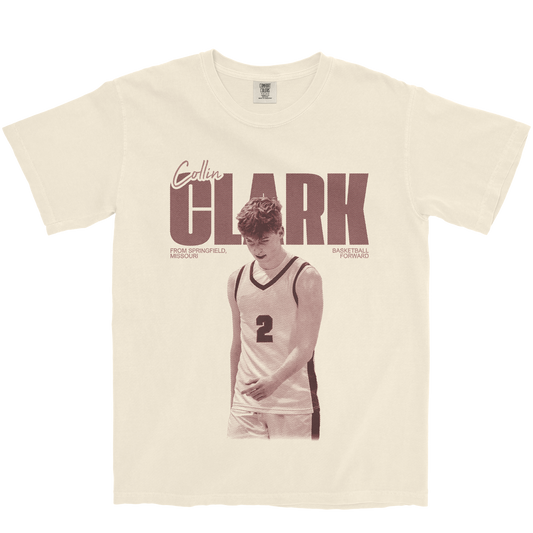 COLLIN CLARK VINTAGE IVORY TEE