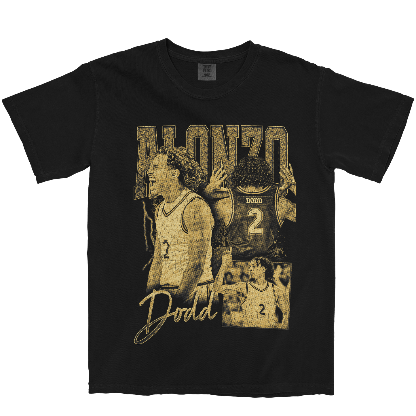ALONZO DODD GRAPHIC BLACK TEE