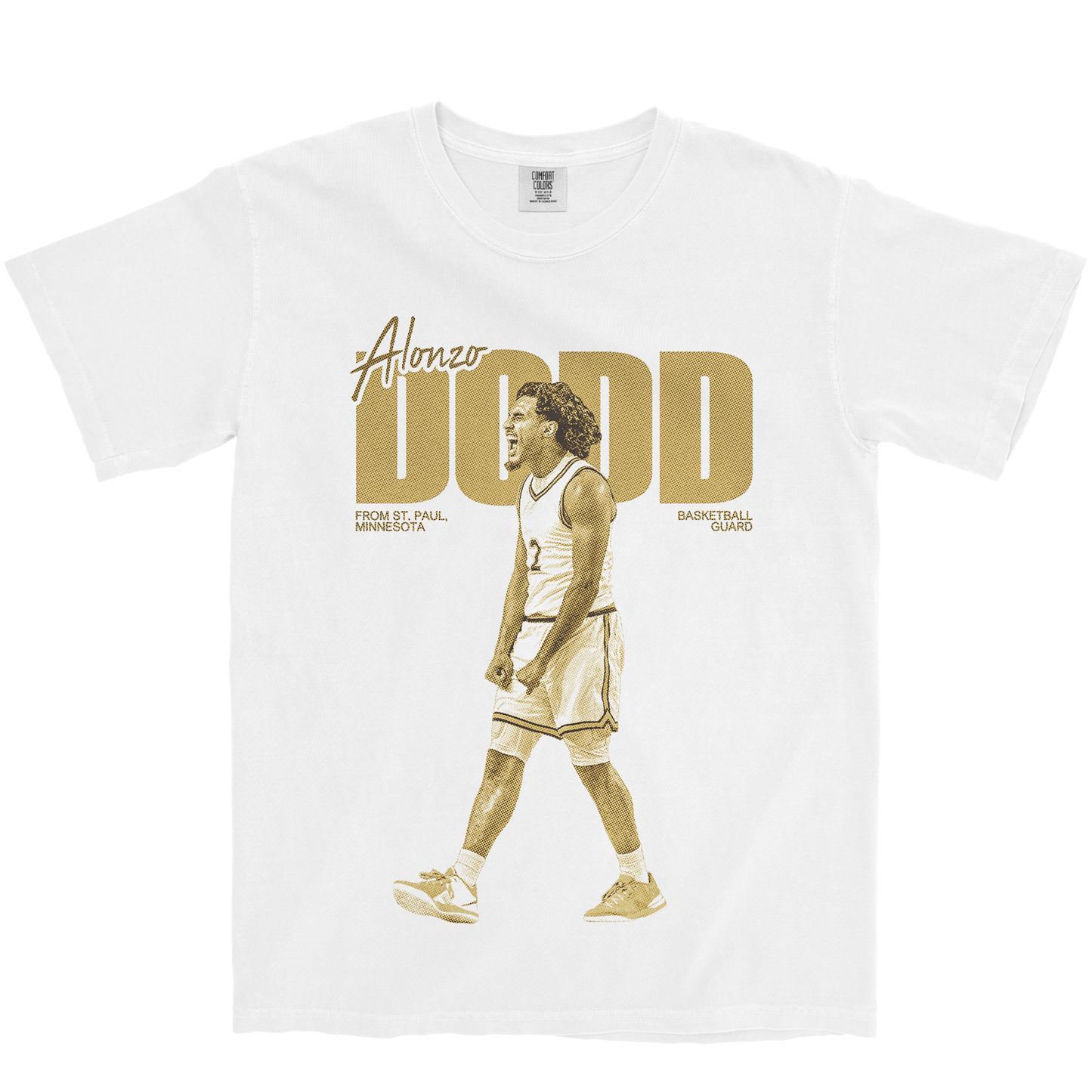 ALONZO DODD VINTAGE WHITE TEE