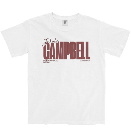 JAKOBE CAMPBELL CLASSIC WHITE TEE
