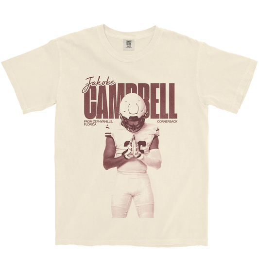 JAKOBE CAMPBELL VINTAGE IVORY TEE
