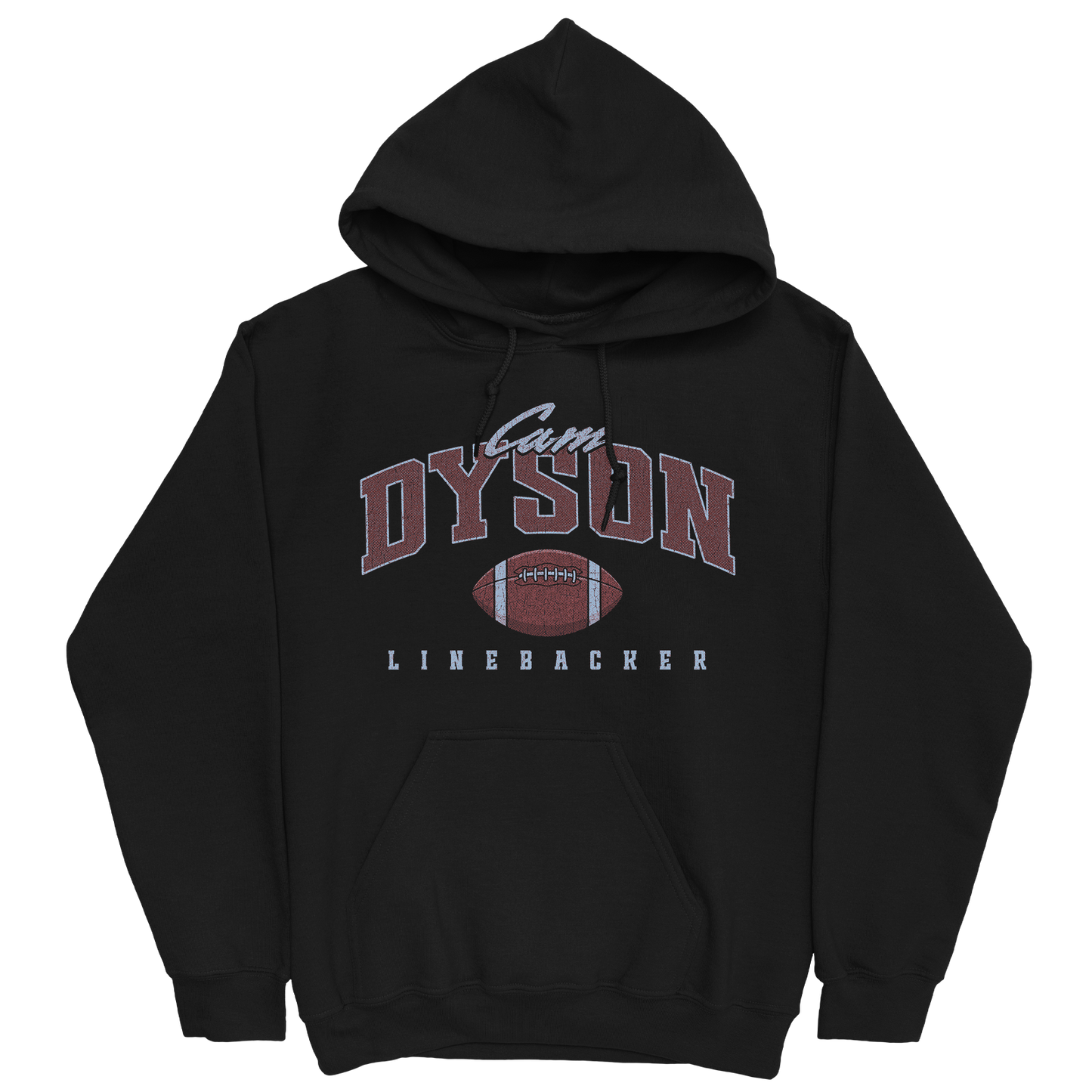 CAM DYSON FOOTBALL BLACK HOODIE