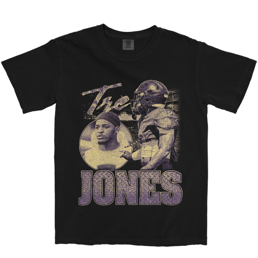 TRE JONES GRAPHIC BLACK TEE