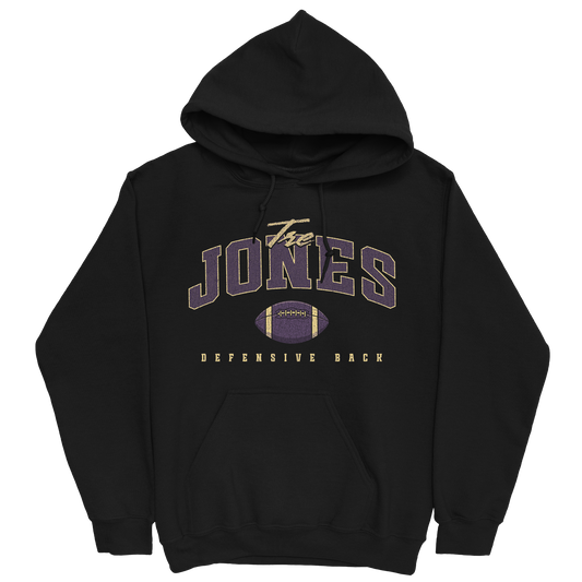 TRE JONES FOOTBALL BLACK HOODIE
