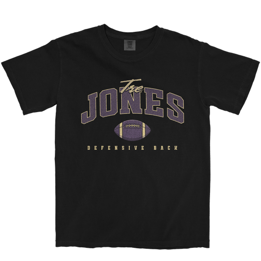TRE JONES FOOTBALL BLACK TEE