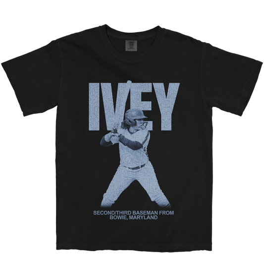 TAYLOR IVEY VINTAGE BLACK TEE