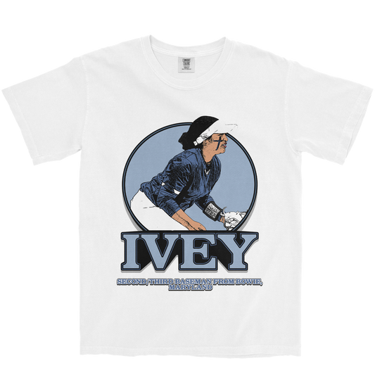 TAYLOR IVEY RETRO WHITE TEE