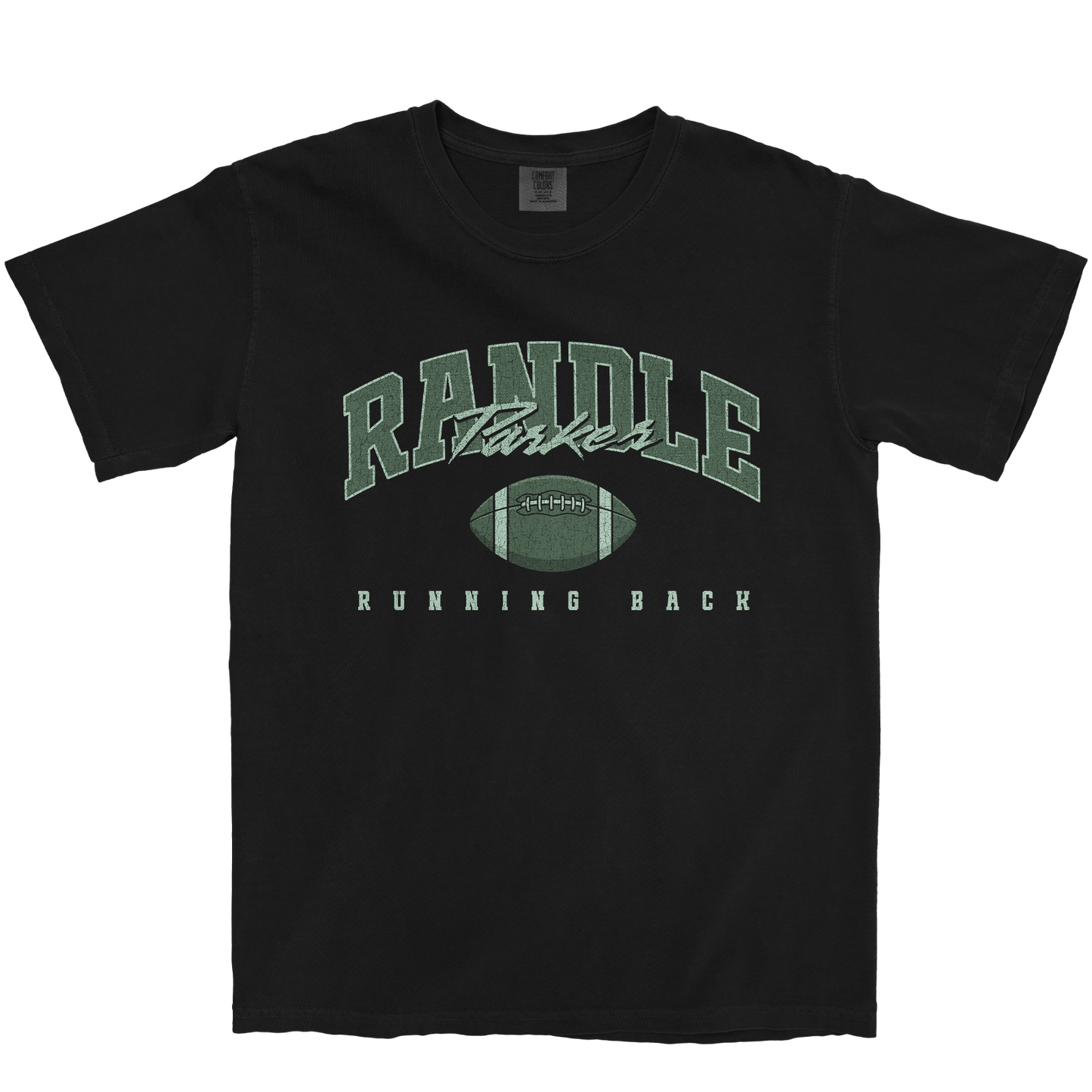 RANDLE PARKER FOOTBALL BLACK TEE