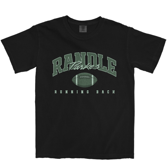 RANDLE PARKER FOOTBALL BLACK TEE