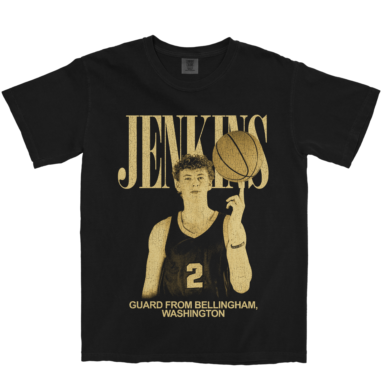 TALON JENKINS VINTAGE BLACK TEE