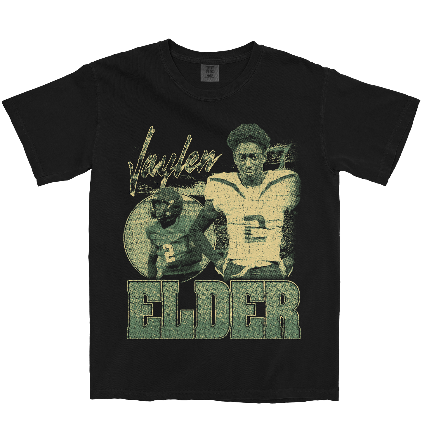 JAYLEN ELDER GRAPHIC BLACK TEE