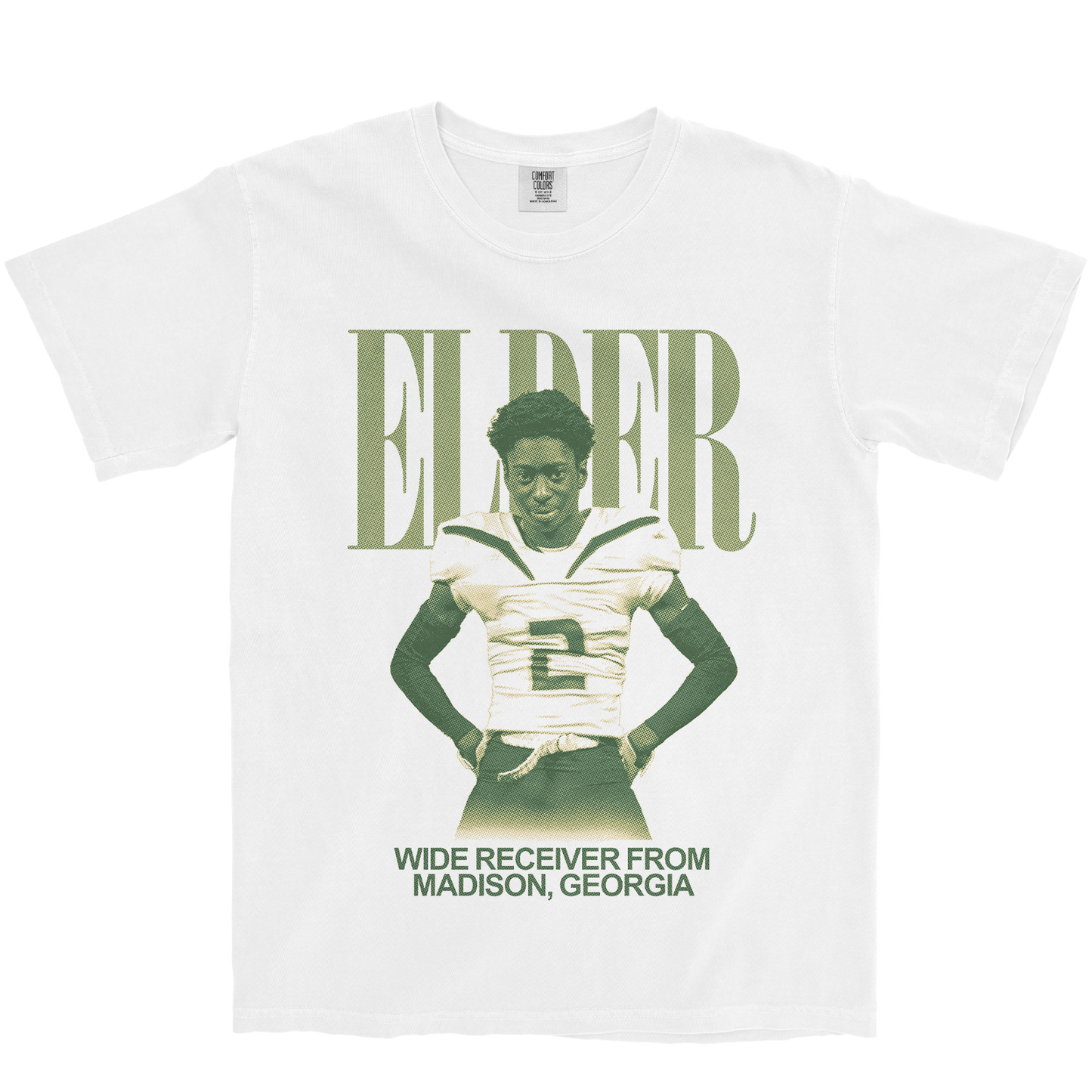 JAYLEN ELDER VINTAGE WHITE TEE