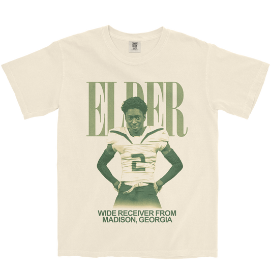 JAYLEN ELDER VINTAGE IVORY TEE