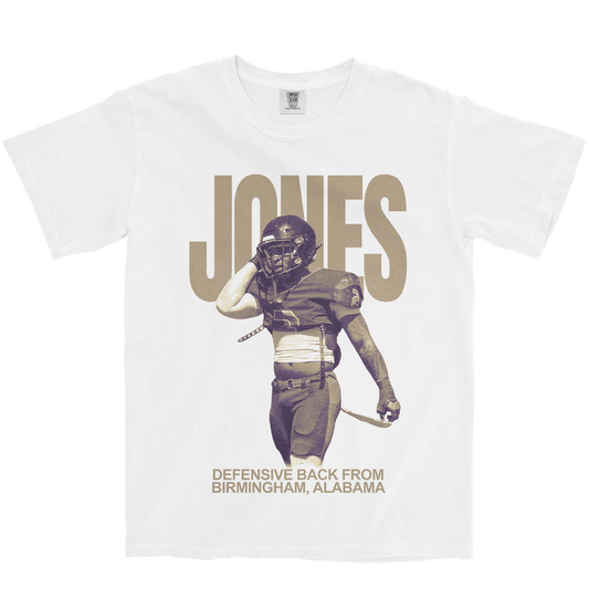 TRE JONES WHITE TEE