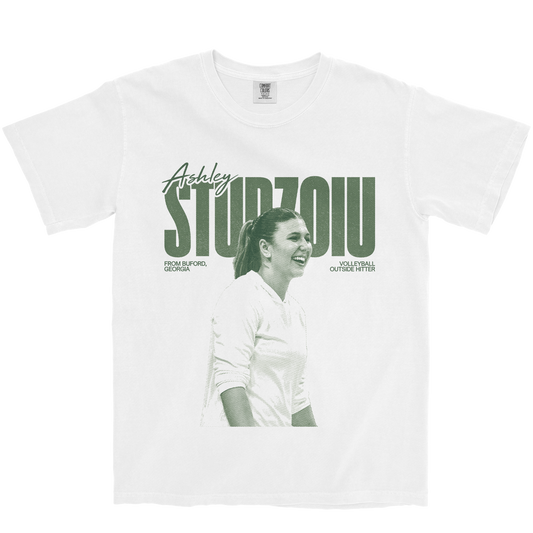 ASHLEY STURZOIU VINTAGE WHITE TEE