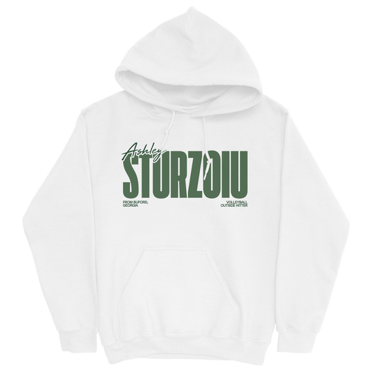 ASHLEY STURZOIU CLASSIC WHITE HOODIE
