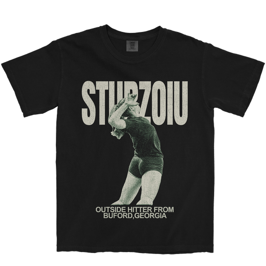 ASHLEY STURZOIU VINTAGE BLACK TEE