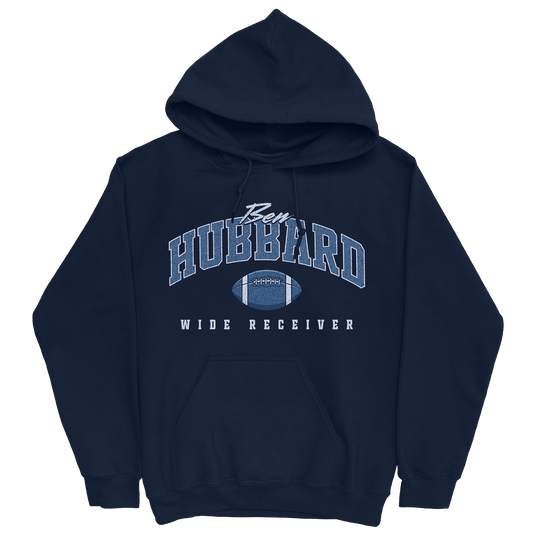 BEN HUBBARD FOOTBALL NAVY HOODIE