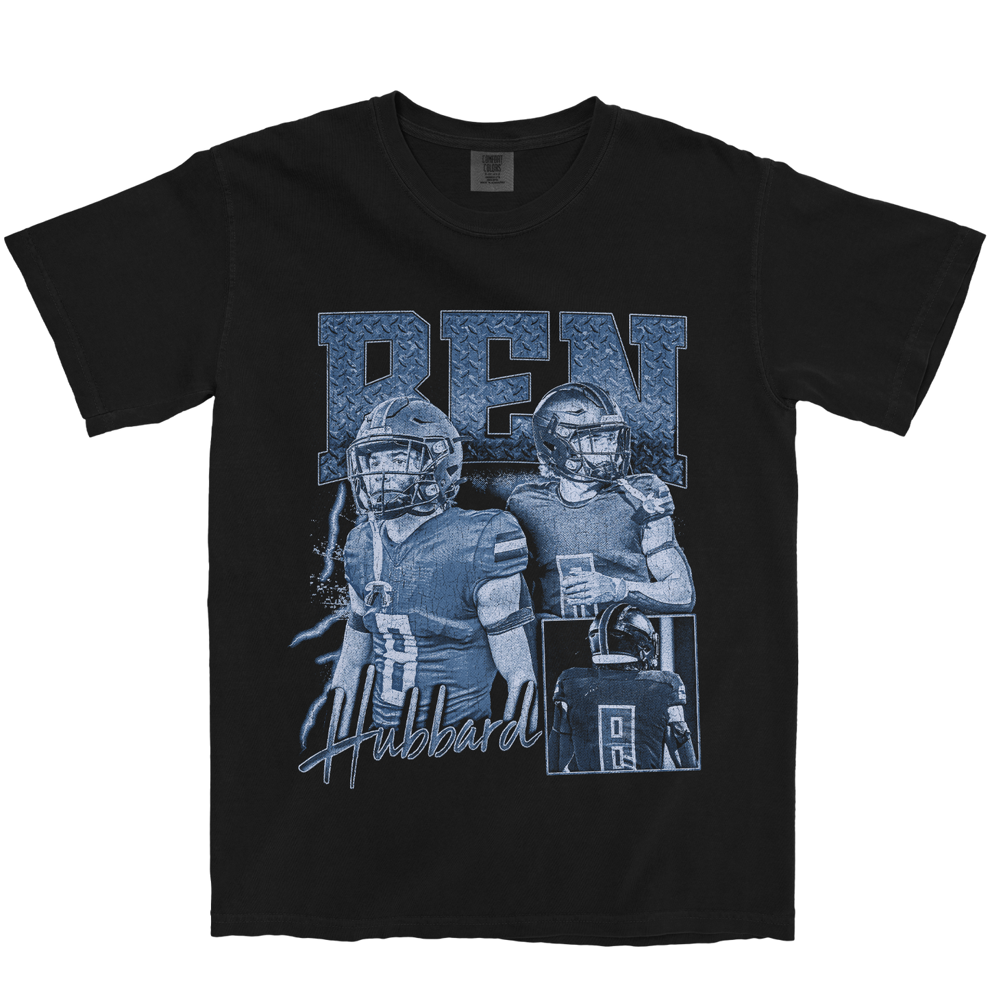 BEN HUBBARD GRAPHIC BLACK TEE