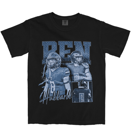 BEN HUBBARD GRAPHIC BLACK TEE