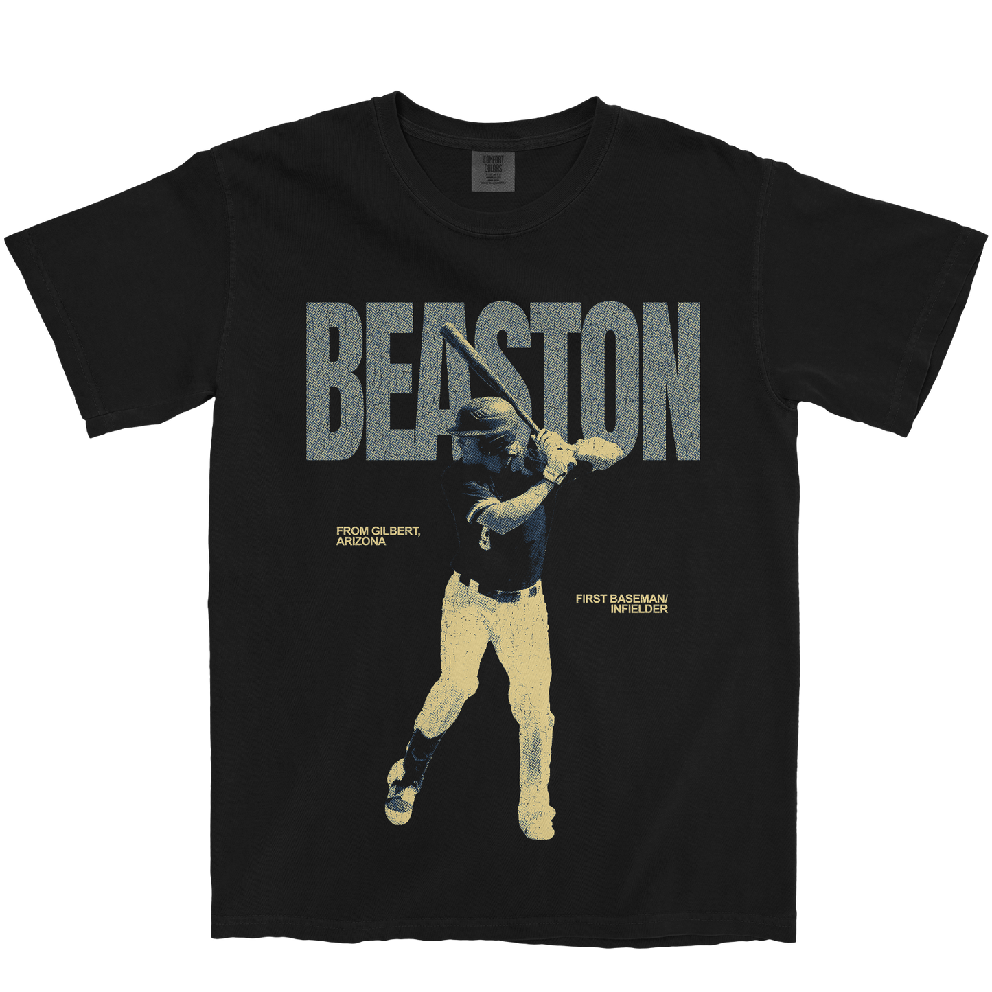 BEASTON VINTAGE BLACK TEE