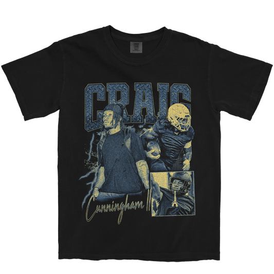 CRAIG CUNNINGHAM II GRAPHIC BLACK TEE