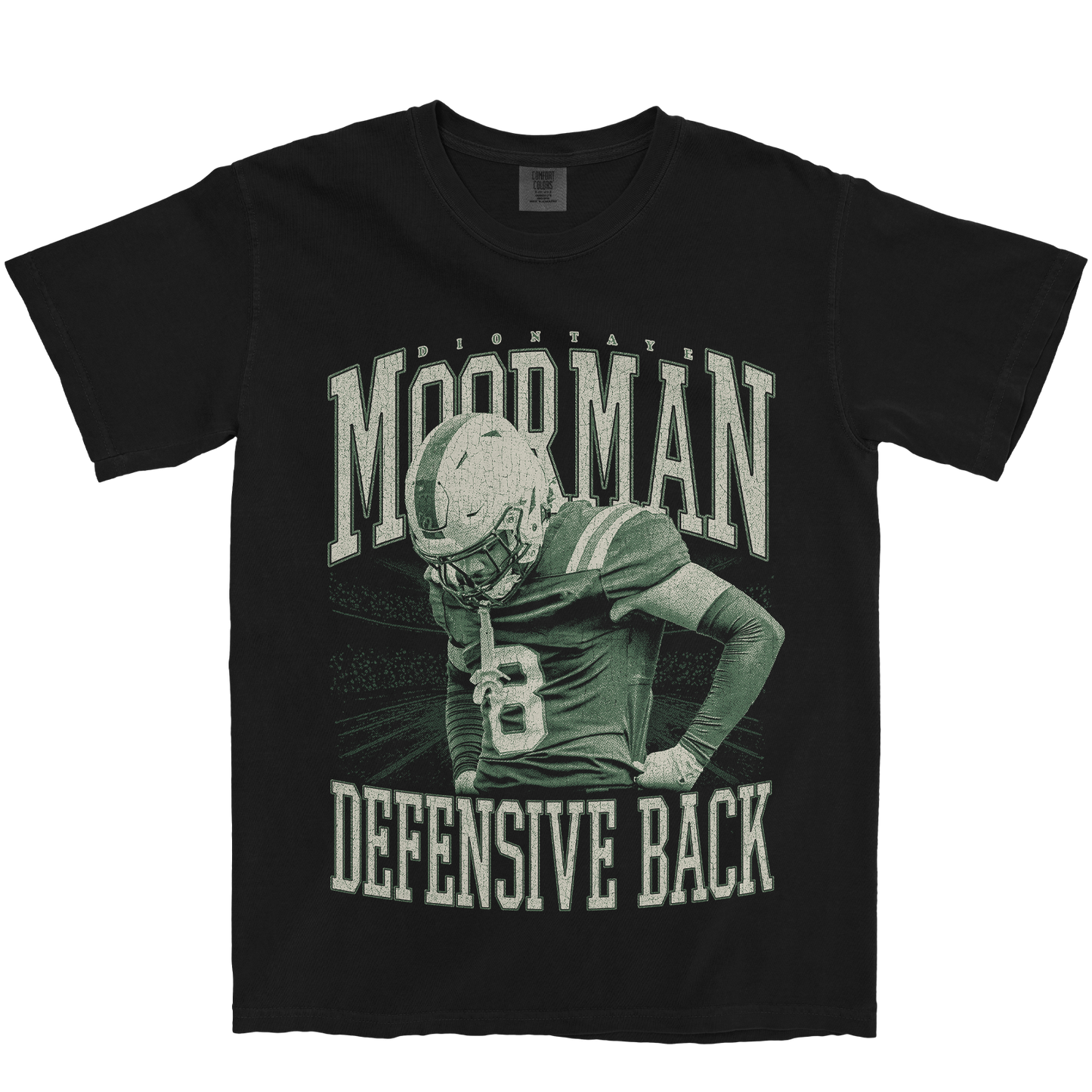 DIONTAYE MOORMAN VINTAGE BLACK TEE